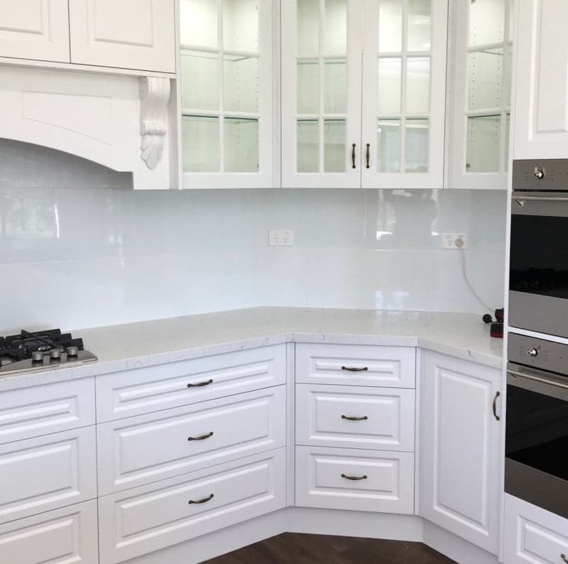 White custom cabinets — Kitchen Cabinetry in Gympie, QLD